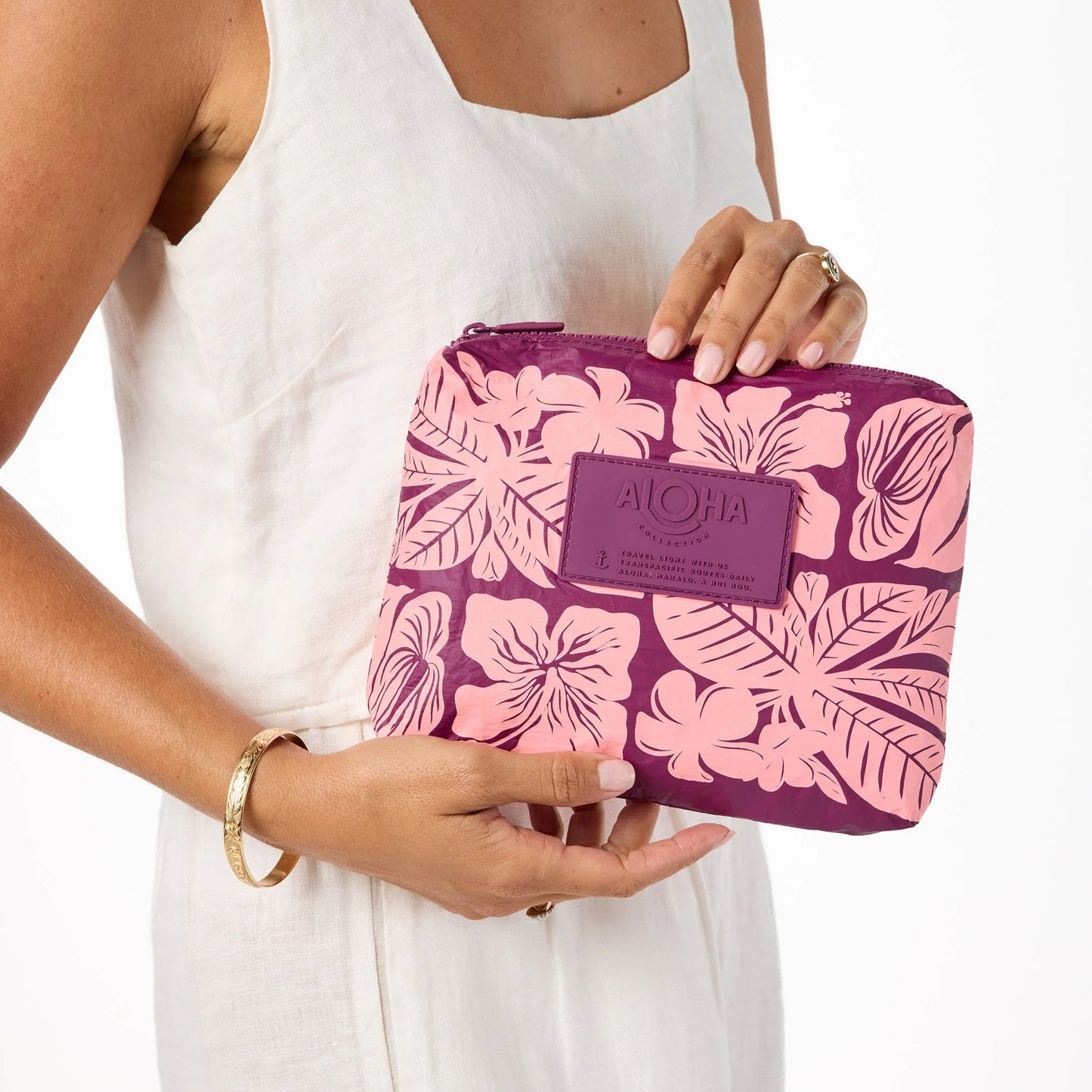 Aloha Collection Punahele Small Pouch Tropical Plum