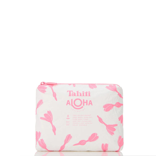 Load image into Gallery viewer, Aloha Collection Taha&amp;#39;s Small Pouch Pink Reversible
