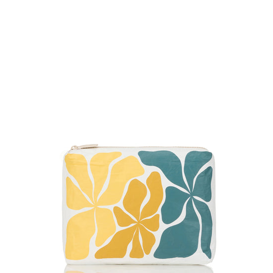 Aloha Collection Wavy Small Pouch Hey Girl Hot Mustard
