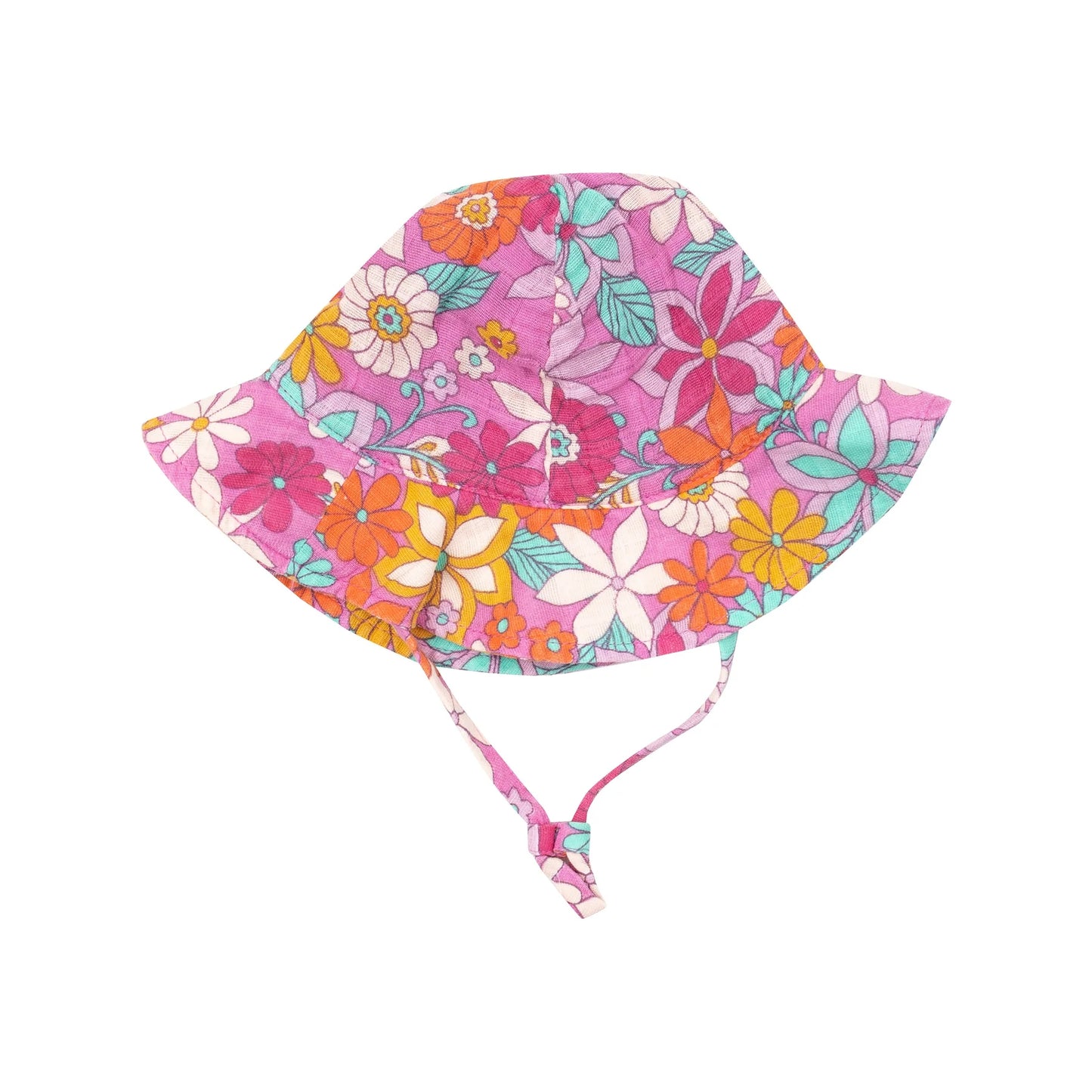 Angel Dear Tropical Retro Floral Sunhat