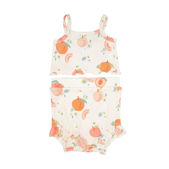 Angel Dear Spring Peaches Tank Top & Shorts