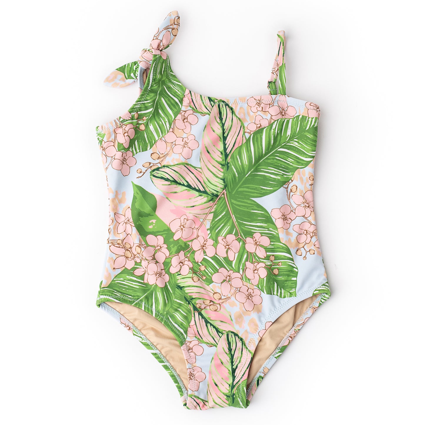 Shade Critters Botanical Palms One Shouldered Swim Suit – The Wander Shop
