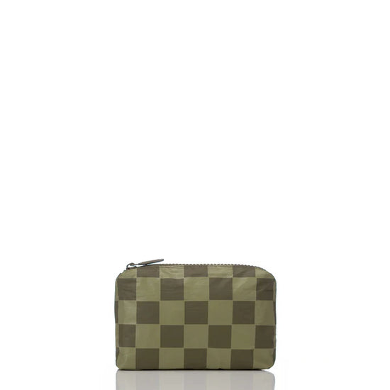 Aloha Collection Mini Pouch Checkmate Limu Olive