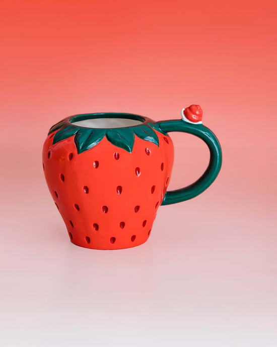 Ban.do Strawberry Ceramic Mug