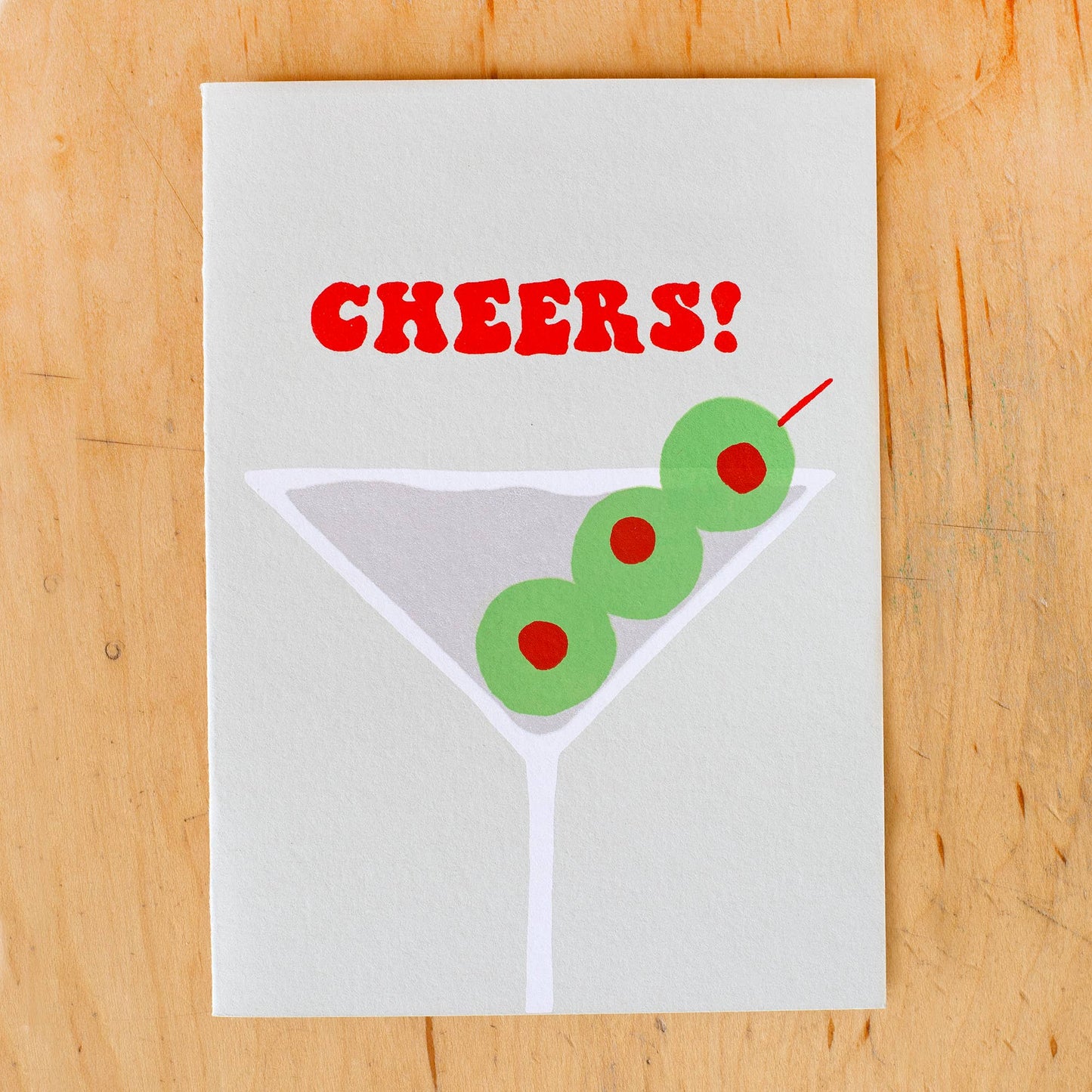 Cheers Martini Card