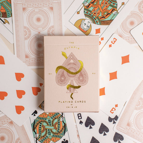 Olympia Playing Cards in Stone