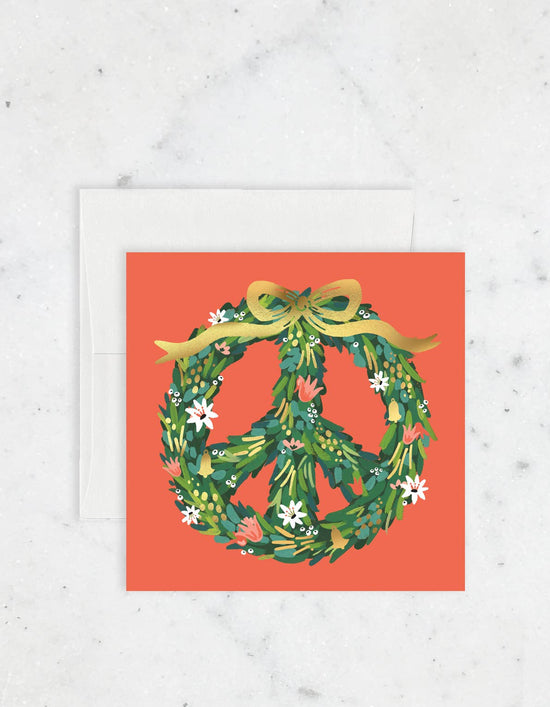 Peace Wreath Card - Box of 8