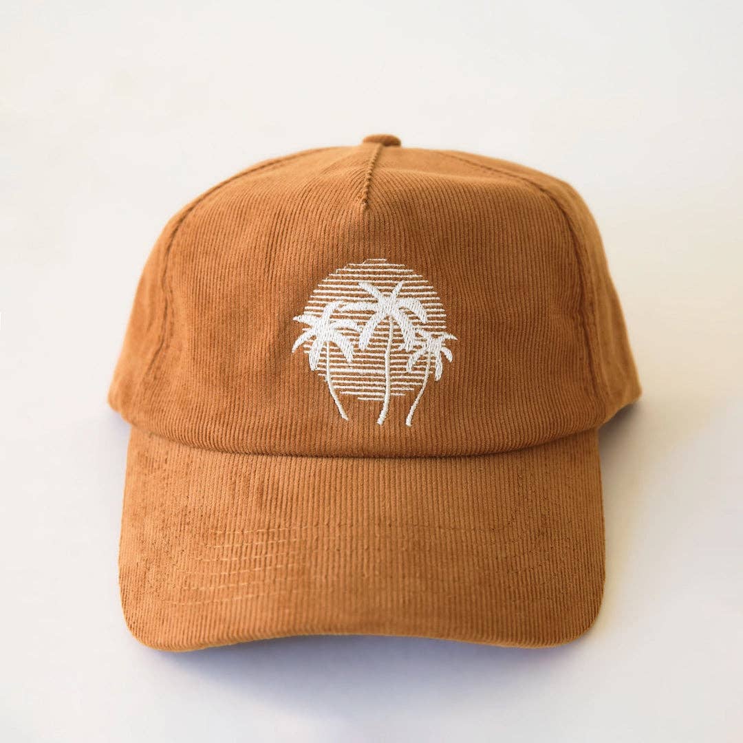 Load image into Gallery viewer, Palm Sunset Snapback - Toffee
