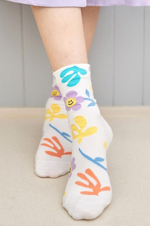 Daisy Smile Socks