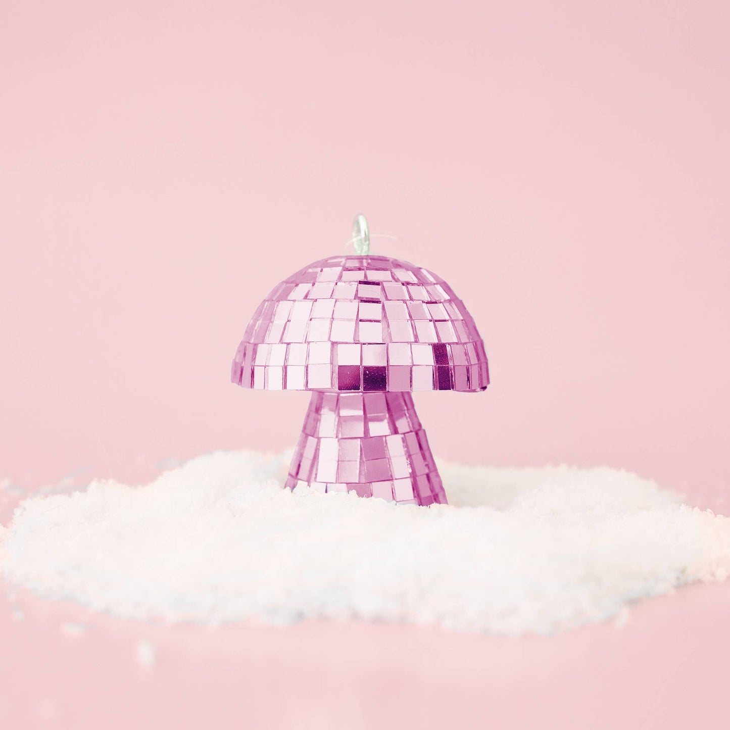 Disco Mushroom Ornament | Pink