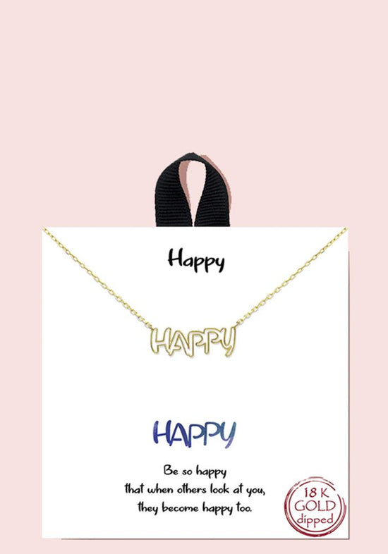 Load image into Gallery viewer, Happy Necklace
