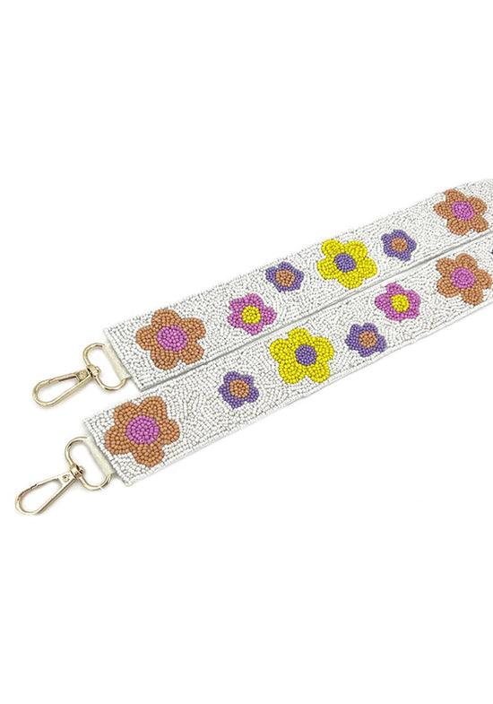 Flower Beaded Camera or Purse Strap