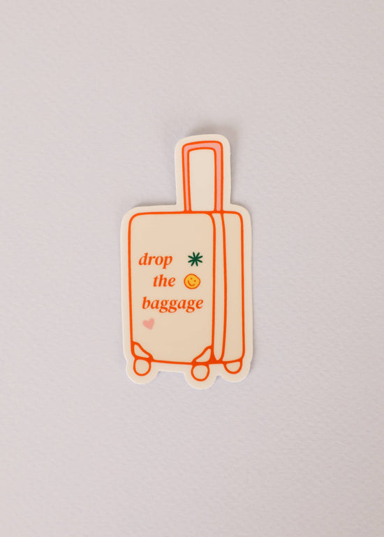 Drop the Baggage Sticker