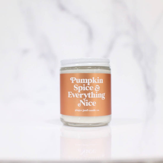 PUMPKIN SPICE & EVERYTHING NICE • 9 oz soy candle
