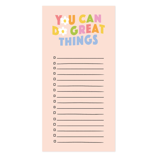 You Can Do Great Things Notepad