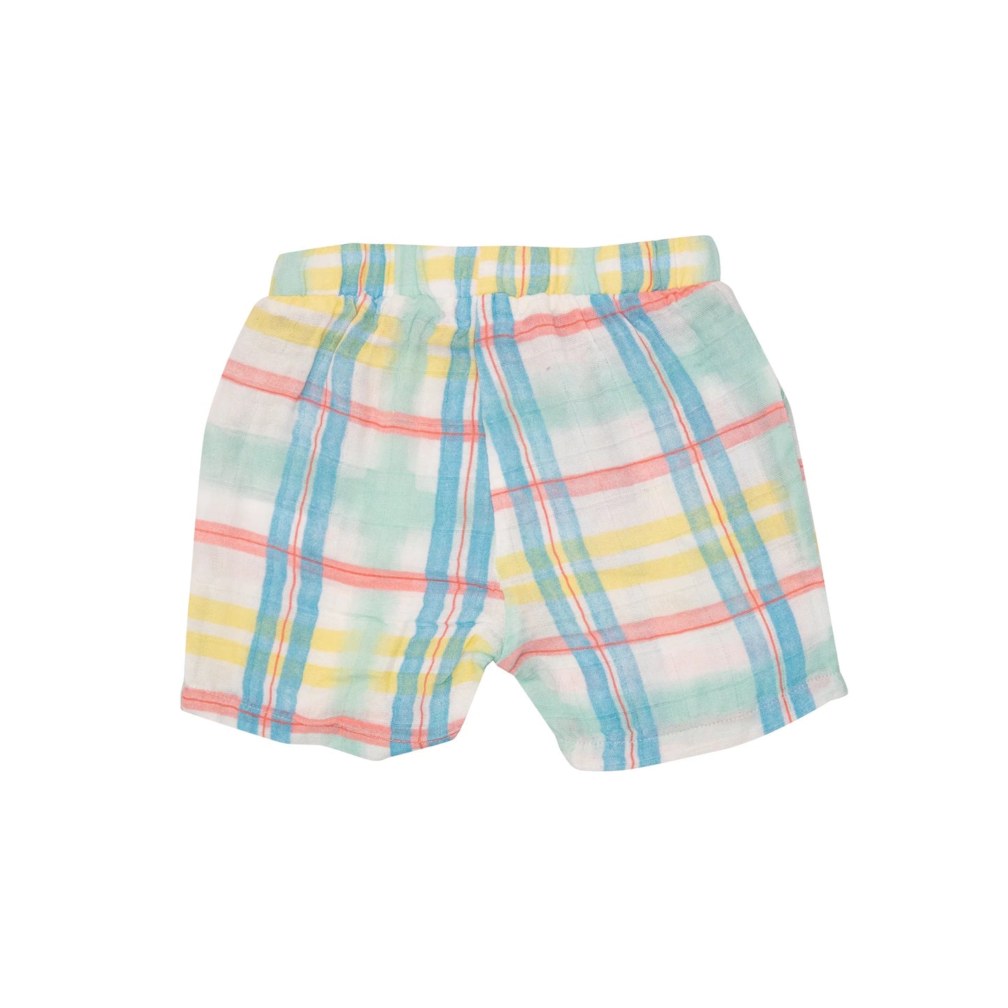 Load image into Gallery viewer, Beach Plaid Muslin Shorts
