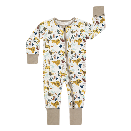Load image into Gallery viewer, Emerson and Friends Jungle Friends Bamboo Pajamas
