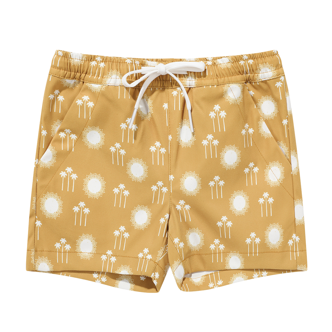 Load image into Gallery viewer, Sunny Days Boy Swim Trunks
