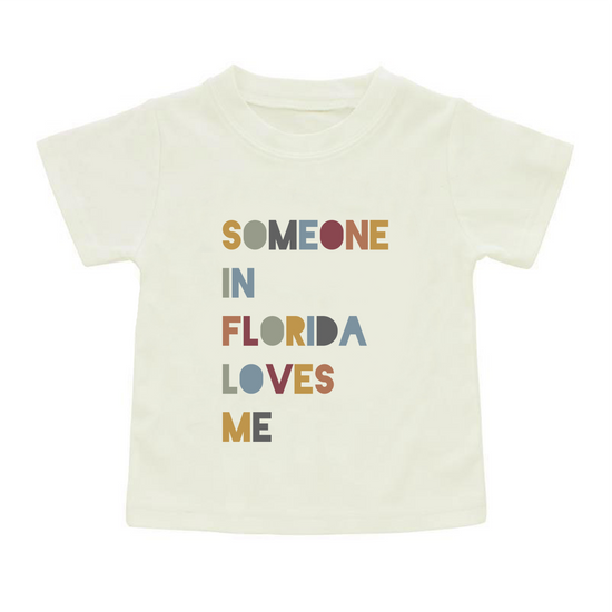 Someone in Florida Cotton Toddler T-shirt