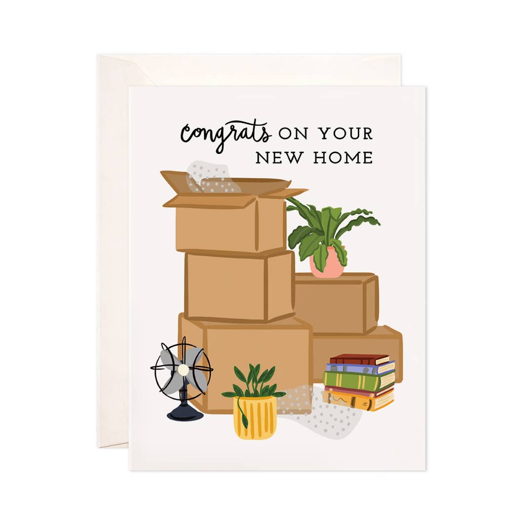 Moving Boxes Greeting Card
