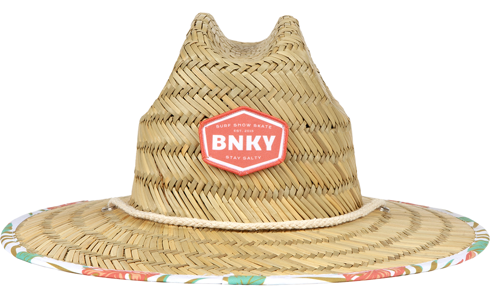 Binky Bro Barney Patrol Straw Hat Coral