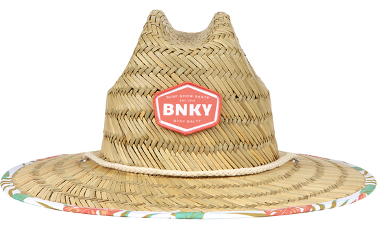 Binky Bro Barney Patrol Straw Hat Coral