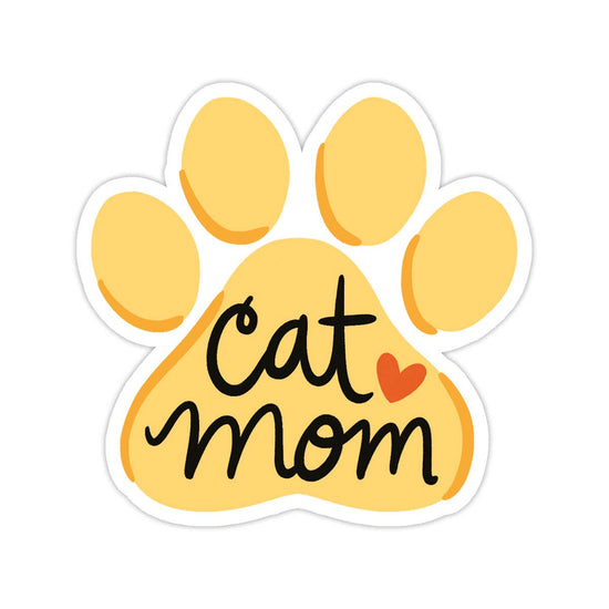 Load image into Gallery viewer, Cat Mom Vinyl Sticker
