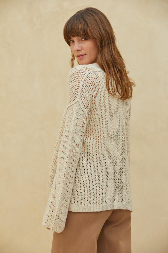 Load image into Gallery viewer, Pescara Crochet Sweater
