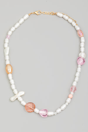 Love and Pearl Necklace