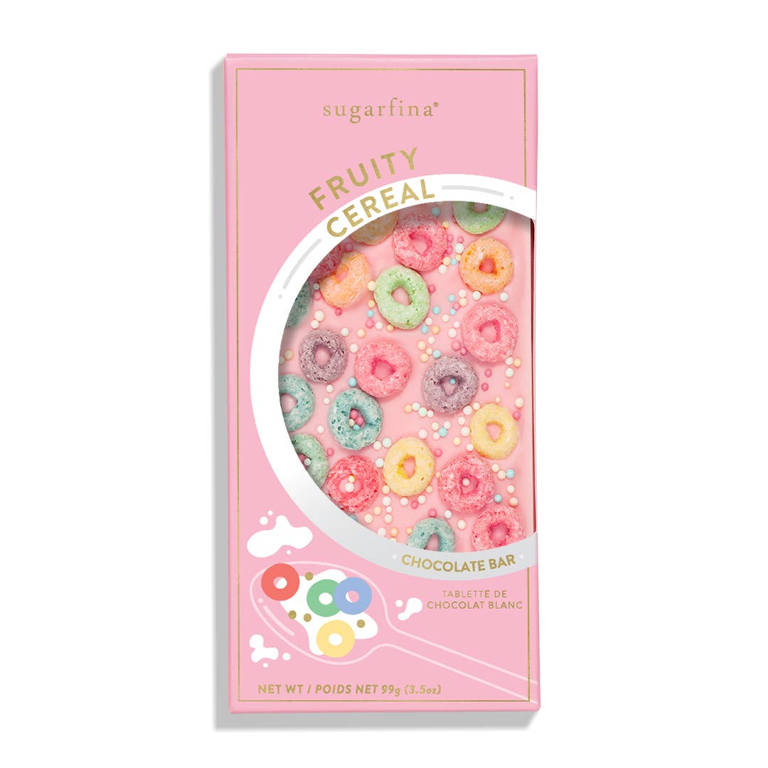 Load image into Gallery viewer, Sugarfina Fruity Cereal - Pink Chocolate Bar
