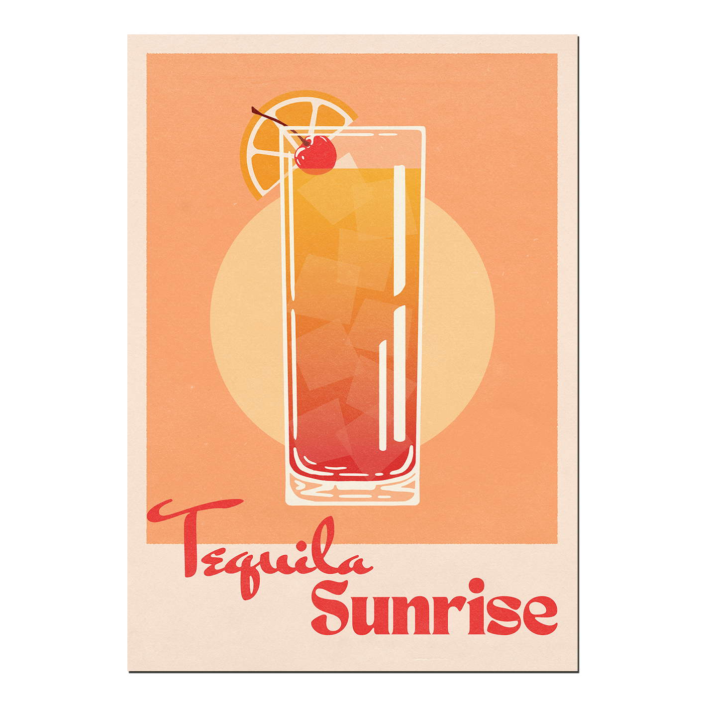 Tequila Sunrise Print