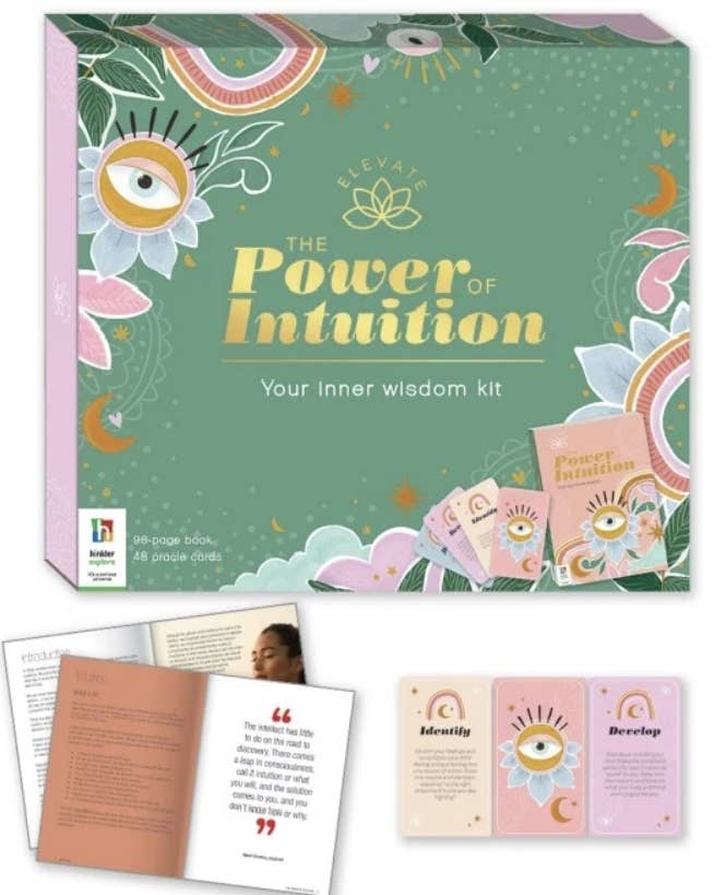 Load image into Gallery viewer, Elevate: Power of Intuition Kit (Oracle Card Deck + Book)
