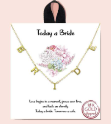 Load image into Gallery viewer, Today A Bride Necklace
