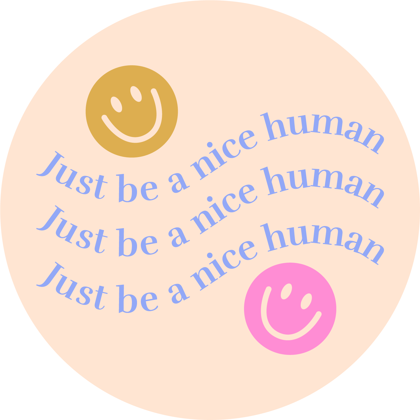 Nice Human Sticker