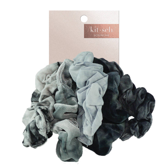 Load image into Gallery viewer, Slate Tie Dye Scrunchies
