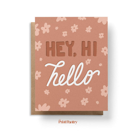 Load image into Gallery viewer, Hey, Hi, Hello Greeting Card
