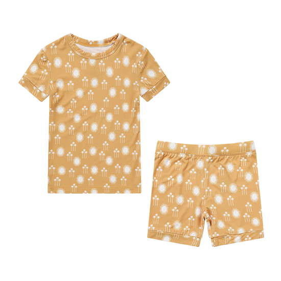 Sunny Days Kids Pajama Shorts Set