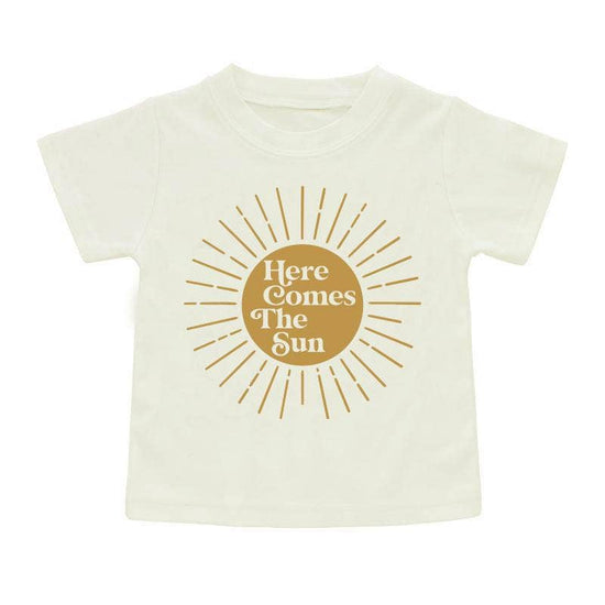 Load image into Gallery viewer, Here Comes the Sun Cotton Toddler T-Shirt
