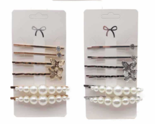 Load image into Gallery viewer, Butterfly Pearl Pin Set
