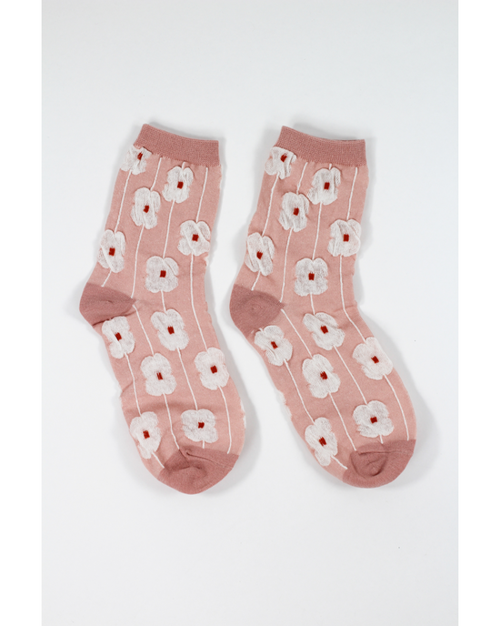 Blush Floral Socks