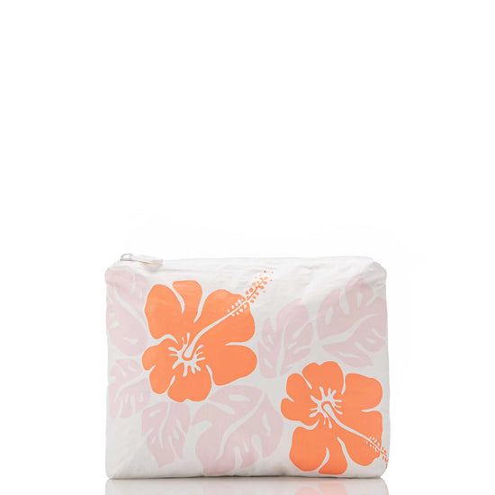 Aloha Collection Big Island Hibiscus Small Pouch Dreamsicle