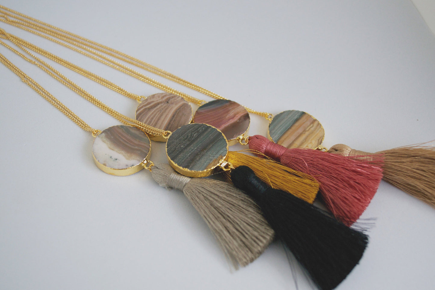 Load image into Gallery viewer, Tulum Tassel Necklace
